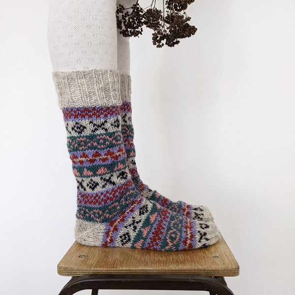 Classic Wool Knitted Socks